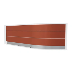 MDD Office Furniture Valde 147-inch Curved Reception Desk