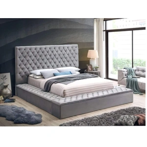 BD Furniture LCL-B01 Velvet Queen Size Bed