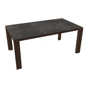 Calligaris Omnia W70.9-inch-94.5-inch Rectangular Ceramic/Wood Veneer Extendable Dining Table