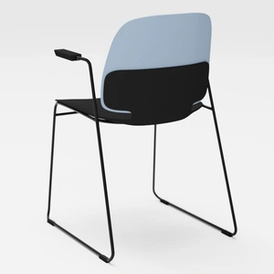 MDD Office Furniture Lena Tall Backrest Chair w/Armrests