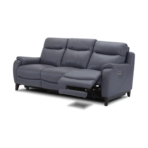 Beverly Hills Furniture Leonard Leather Sofa with 2 Power Recliners