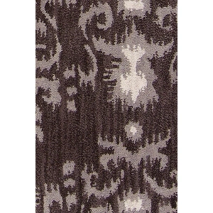 Chandra Lina Wool Rectangular Handmade Rug, Brown/Grey/Ivory