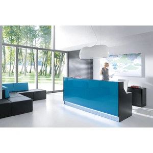 MDD Office Furniture Linea 96 3/4-inch x 32 1/2'' Straight Medium Reception Desk