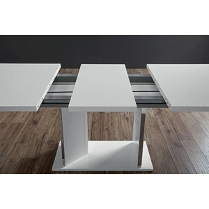 Status, Italy Lisa ESF Rectangular Extendable Dining Table, White