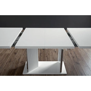 Status, Italy Lisa ESF Rectangular Extendable Dining Table, White