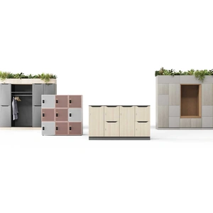 NARBUTAS Choice Office Single Row Locker w/Big Lockable Door & Mail Slot