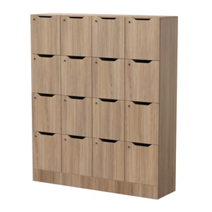 Actiu Locker S20 4x4 Office Storage w/Lock & Little Letterbox