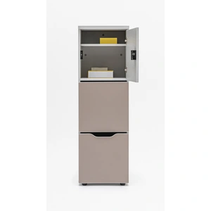MDD Office Furniture Standard 3-Unit Modular Enlarged Locker System w/9 Lockers