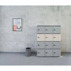 MDD Office Furniture Standard Office Locker Storage Cabinet w/4 Lockable Doors
