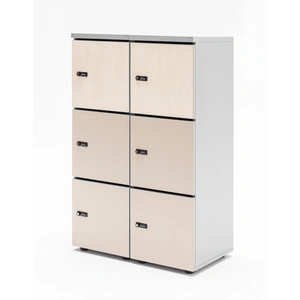 MDD Office Furniture Standard Office Locker Storage Cabinet w/3 Lockable Doors