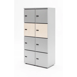 MDD Office Furniture Standard Office Locker Storage Cabinet w/4 Lockable Doors