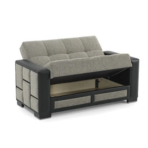 Casamode Loft Polyester/PU Convertible Storage Loveseat