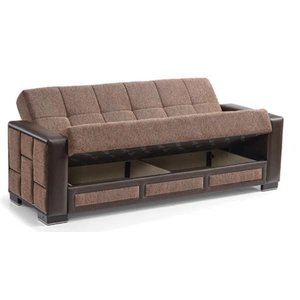 Casamode Loft Polyester/PU Convertible Storage Sofa