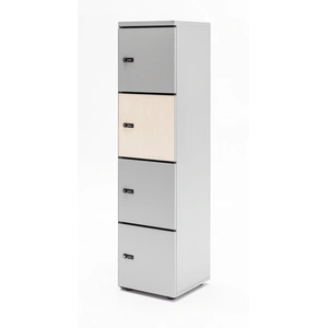 MDD Office Furniture Standard Office Locker Storage Cabinet w/4 Lockable Doors