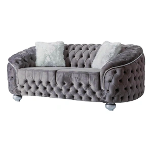 Empire Furniture, USA Bursa Tufted Velvet Loveseat