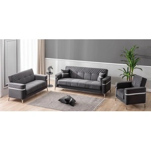 Casamode Lucas Microfiber Convertible Living Room Set