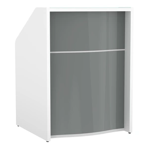 MDD Office Furniture Wave 31-inch Straight Small Counter Reception Desk