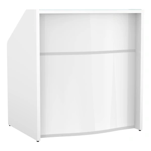 MDD Office Furniture Wave 40-inch Straight Small Counter Reception Desk