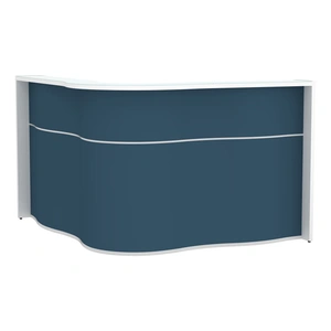 MDD Office Furniture Wave 71-inch Corner Counter Reception Desk