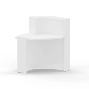 MDD Office Furniture Wave 34-inch Reception Desk w/Countertop, ADA Compliance