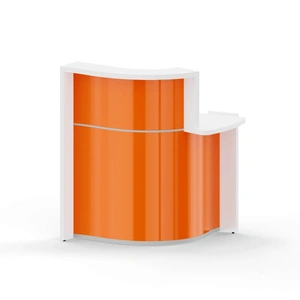 MDD Office Furniture Wave 34-inch Reception Desk w/Countertop, ADA Compliance