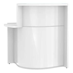 MDD Office Furniture Wave 33-inch Small Reception Desk w/Counter Top