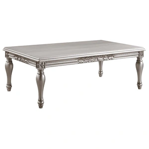 ACME Pelumi Wood Rectangular Coffee Table, Platinum