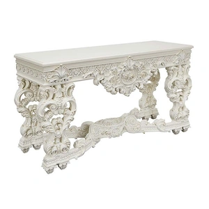 ACME Adara Wood Sofa Table, White