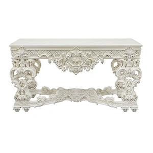 ACME Adara Wood Sofa Table, White