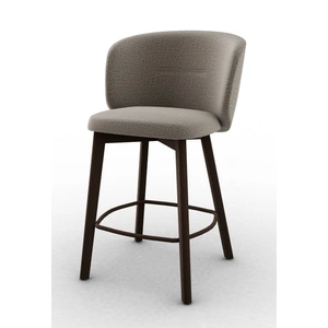 Calligaris Sweel Fabric/Wood Customizable Counter Stool (Set of 2)