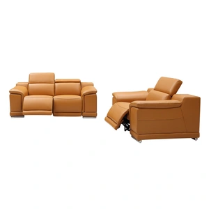 Beverly Hills Furniture Hartley Loveseat with 2 Power Recliners