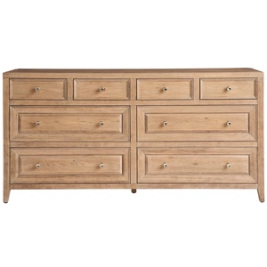 Universal Furniture Weekender Wood Double Dresser w/8 Drawers in Sand Dune