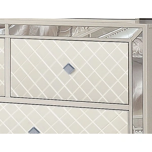 Galaxy Home Furnishings Madison 2-Drawer Wood Veneer Nightstand, Beige