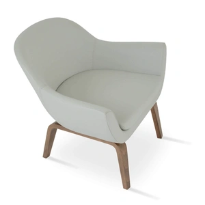 SohoConcept Furniture Madison Leatherette Lounge Armchair w/Plywood Base