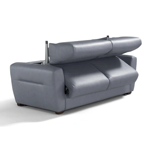 Diven Living Maestro Leather Sofa Bed, Spessorato Natural Niagara