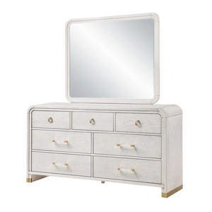 Global Furniture USA Malmo 7-Drawer Dresser in Oak