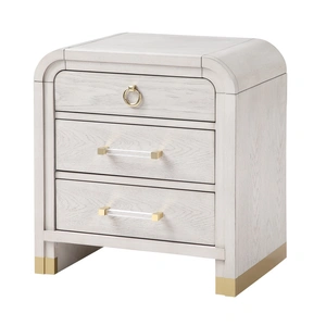 Global Furniture USA Malmo 3-Drawer Nightstand in Oak