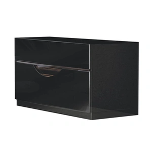Fenicia Mobiliario, Spain Marbella Nightstand, Black