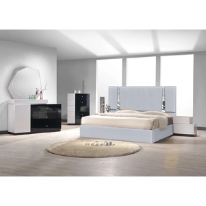 J&M Furniture Matissee/Turin Fabric Platform Bedroom Set