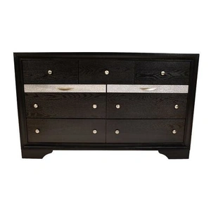 Galaxy Home Furnishings Matrix 7-Drawer Wood Veneer Dresser