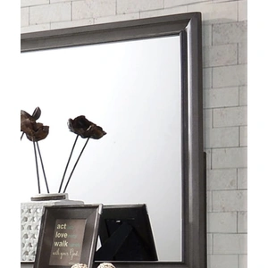 Galaxy Home Furnishings Matrix Rectangular Wood Veneer Mirror
