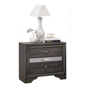 Galaxy Home Furnishings Matrix 2-Drawer Wood Veneer Nightstand