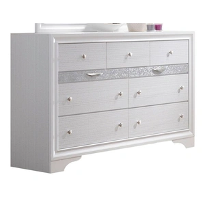 Galaxy Home Furnishings Matrix 7-Drawer Wood Veneer Dresser