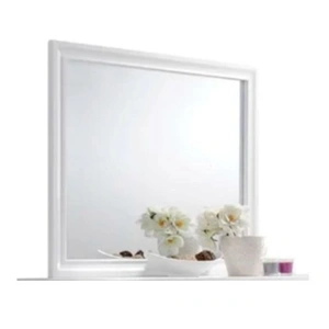 Galaxy Home Furnishings Matrix Rectangular Wood Veneer Mirror