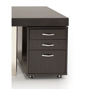Sharelle Furnishings Maximo 2-Drawer File Cabinet, Gray Oak High Gloss