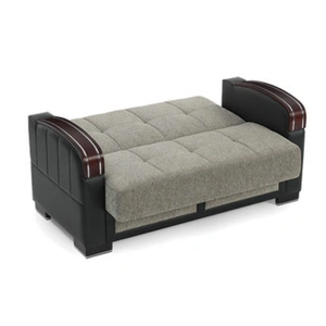 Casamode Maya Polyester/PU Convertible Storage Loveseat