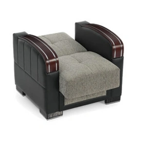 Casamode Maya Polyester/PU Convertible Storage Chair
