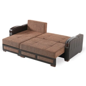 Casamode Maya Polyester/PU Convertible Storage Sectional