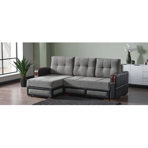Casamode Maya Polyester/PU Convertible Storage Living Room Set