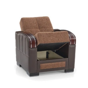 Casamode Maya Polyester/PU Convertible Storage Chair